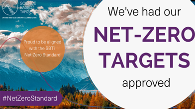 A Trivium Packaging garante a aprovação da SBTi para atingir a meta de emissões líquidas zero alinhada a 1,5 °C.